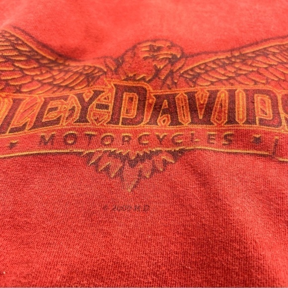 Harley Davidson Shirt Mens Large Motorcycle Riding Tee Basic HD Apparel Genuine - Picture 4 of 6